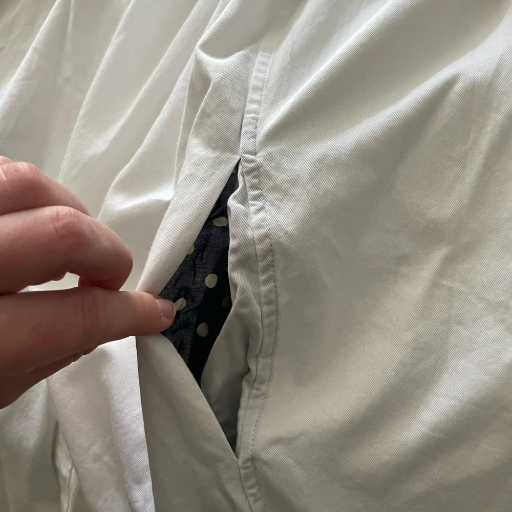 WHITE SHIRT DRESS - Picture 3 of 3